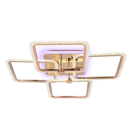 LED ceiling LED with Ambrella Light, Original, Fa538, 4XLED, 148 W, 11100LUM, 3000-6400K, Gold Color.