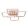 LED ceiling LED with Ambrella Light, Original, Fa538, 4XLED, 148 W, 11100LUM, 3000-6400K, Gold Color.