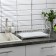 Dishes for dishes with a pallet 2-tier, table-mounted, 39.5 × 25 × 38 cm, white color