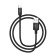 Hoco X14 cable, micro USB - USB, 2 A, 2 m, fast charging, nylon braid, black