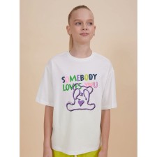 T -shirt for girls, height 146 cm, white color
