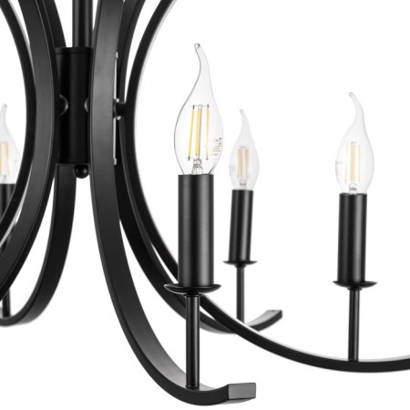 Lamp "Arles" 6he14 40W Black 66x66-42-142 cm-4