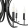 Lamp "Arles" 6he14 40W Black 66x66-42-142 cm
