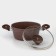 Brownie, 2 l, glass cover, glass cover, anti -stick coating, induction