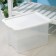 Storage container with Porter lid, 21 l, 42 × 32 × 26 cm, ivory color