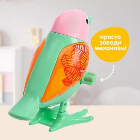 Clockwork toy "Bright Bird", mix-5