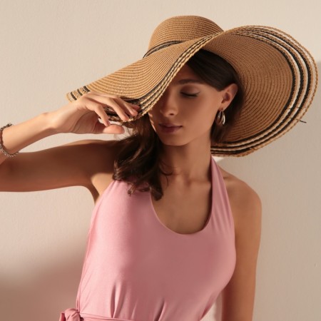 Women's hat minku, col. light brown, rr 58