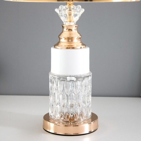 Highlight lamp with backlight "Muse" 1x60W E27 gold 28x28x45 cm Risalux-3
