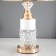 Highlight lamp with backlight "Muse" 1x60W E27 gold 28x28x45 cm Risalux