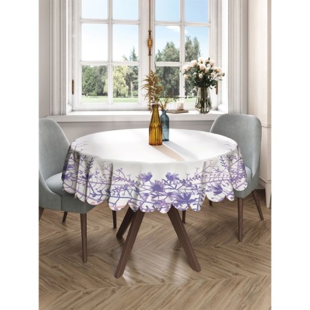 Photo scatter round, size 150x150 cm, Saten-2
