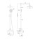 Bravat Stream F63334368CP-A-RUS shower, a round shower of 200 mm, chrome