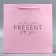 Square gift package, packaging, “Gift for you”, 30 x 30 x 30 cm