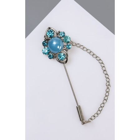 Romb pins luxurious, mix color, 6 cm (indivisible packing 12 pcs., Price per pcs.)-4