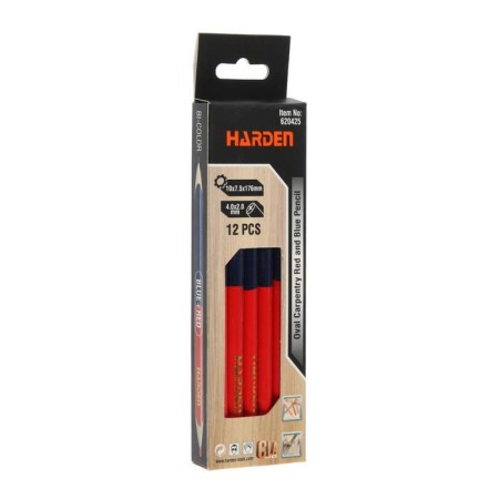 Pencils Malar Harden 620425, two -tone, 10x7.5x176 mm, 12 pieces-3