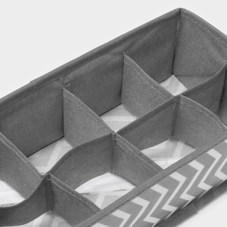 Simetro insider for linen, 8 cells, 29 × 14 × 10 cm, color gray color-3