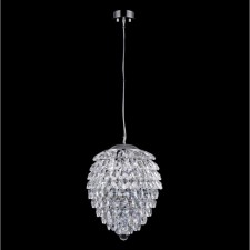 Suspended lamp Crystal Lux, Charme 1373/206, G9, 6x40 W, 43x30x30 cm, chromium color