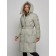 Coat insulated winter female, size 44, green color