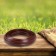 Artificial Roatan smooth 8 mm 100 m crescent (chestnut)