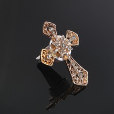Decoration in a car deflector, cross