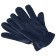 Fleet gloves, blue color, s-m size