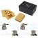 Gift set 5 in 1 "Hunter", 4 glasses of 30 ml, a deck of plastic cards