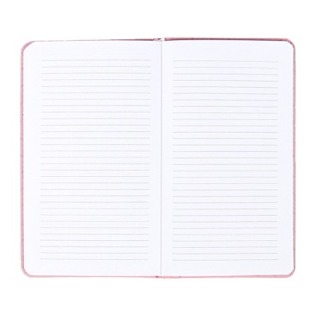 Planing pocket non -flowed 80 sheets, 100x170mm, Devente.elizabeth, a solid cover of leatherette with foam rubber, straps, block 70, pink-12