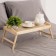 Folding breakfast table, 50 × 30cm, with handles