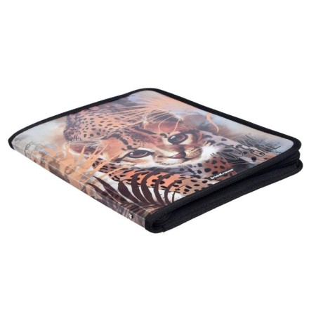 Folder for notebooks and labor, 1 compartment, A4, Erichkrause Wild Cat, plastic, on lightning-1
