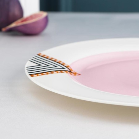 Porcelain dining plate Magistro "Milady", D = 25.3 cm-1