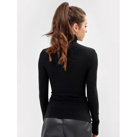Jumper female, black color, size 48-1