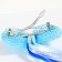 Hair hair clip, strand 40 cm, cold heart