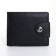 Male purse on a magnet, black color