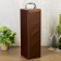 Casket Wood for a bottle "Gentleman" Coffee 35.5x12x11 cm