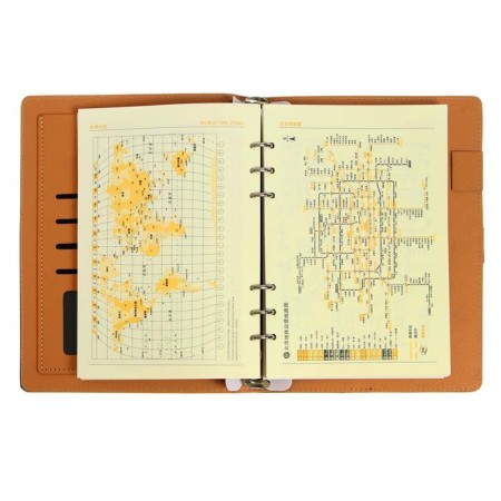 EXPECIAL New A5, with a stream, 92 sheets in a ruler, PVC cover, mix-7
