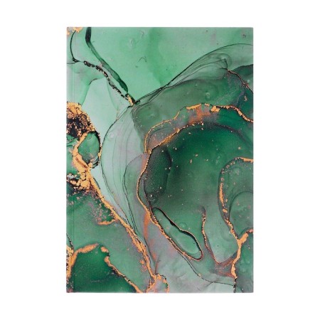 Diary Nedtir A5 80l, 7BC, calligrata, green marble, matte lamination