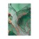 Diary Nedtir A5 80l, 7BC, calligrata, green marble, matte lamination