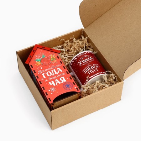 Gift set for the New Year: a tea house and a mug "New Year's Enterprise"-9