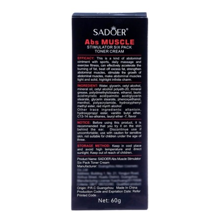 Cream for weight loss and stimulation of muscles, 60 g-4