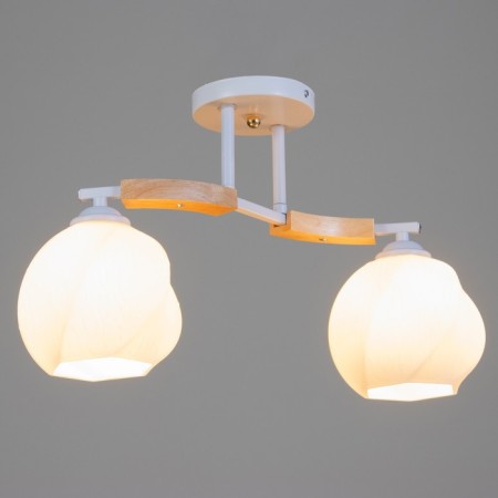 Chandelier "Anter" 2he27 40W white 42x21x27 cm Bayerlux-1