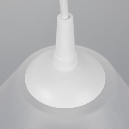 Susage "cone" 1x15W E27 Model: BR 00266 White/Transparent 25x25x15cm-5