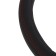 Torso steering, pu, perforation, size 38 cm, red line, black