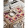 A set of napkins for setting the table "Field of tulips", rectangular, rounded edges, size 30x46 cm, 4 pcs