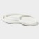 Magistro OliveQueen plates, 3 pcs: D = 14/13 cm, porcelain, white
