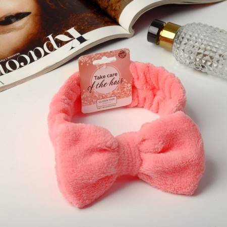 Hair bandage "Classic" 18x5.5 cm, pink-1