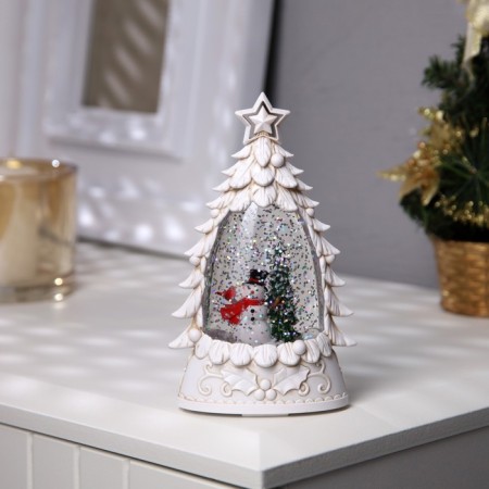 LED figure "Snowman" 9 × 15 × 4 cm, plastic, batteries AAAX2 (not in the kit), glow warm white-1