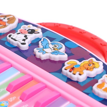 Piano "Funny beasts", sound, pink color-2