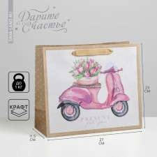 Gift Craft horizontal package, packaging, Present for You, Ml 27 x 23 x 11.5 cm