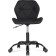 Computer chair Wald Metal/Eco -leather, black/black 47x54x70 cm