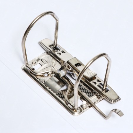 A4, 75 mm registrar, calligrata, PVC, embossing "Len", metallic edging, pocket for a spine, collected, blue, mix-7