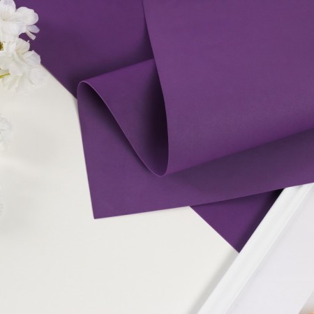 Foamiran matte 60x70 cm, 1 mm, dark purple
